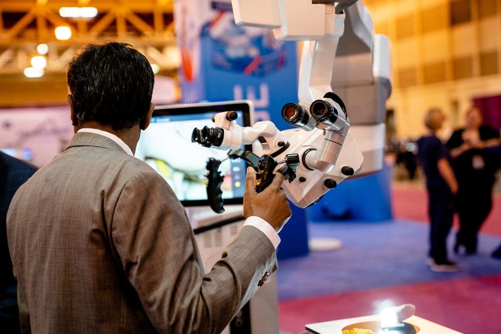 Attendee in Exhibit Hall