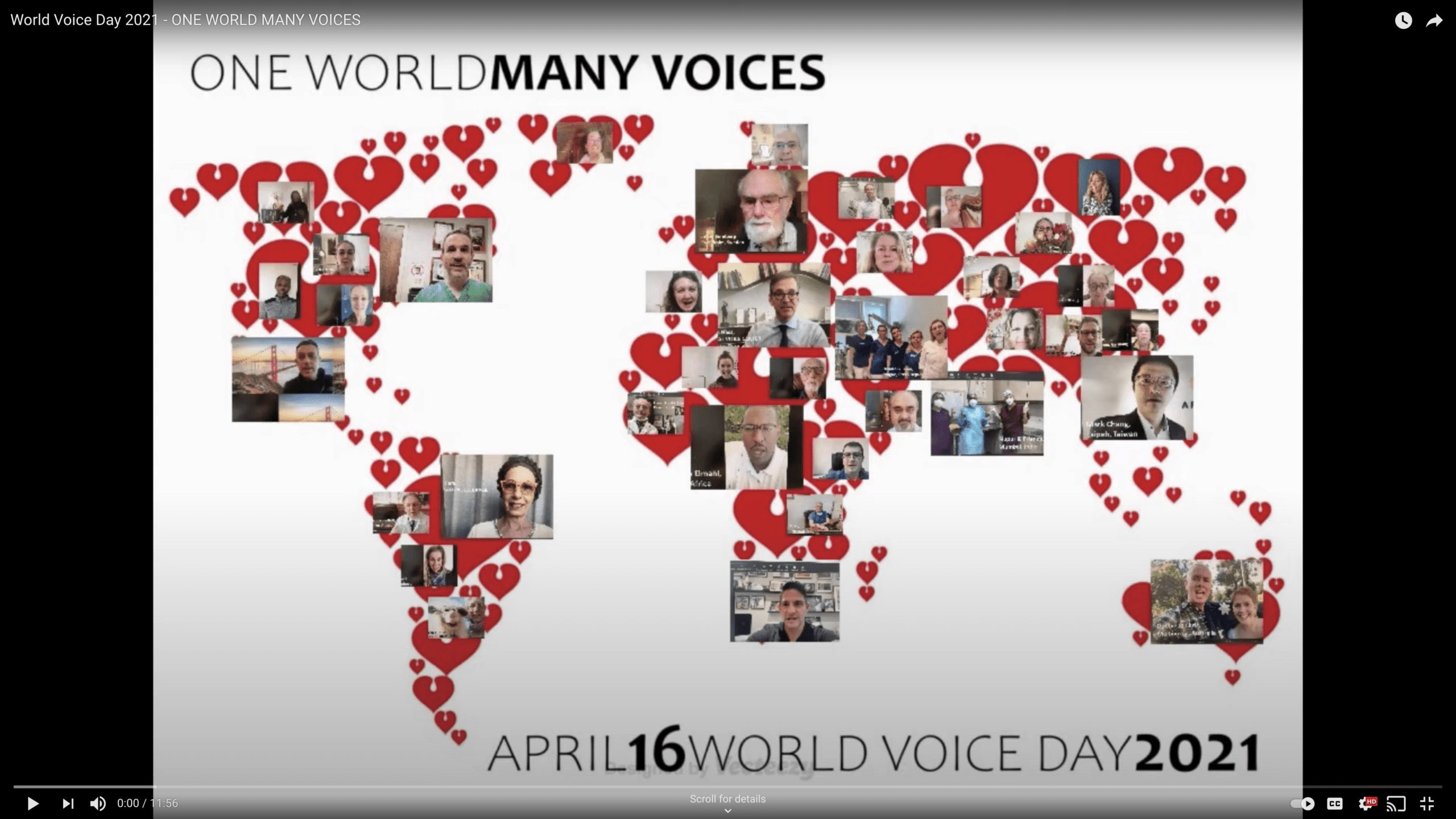 World Voice Day 2021 - ONE WORLD MANY VOICES